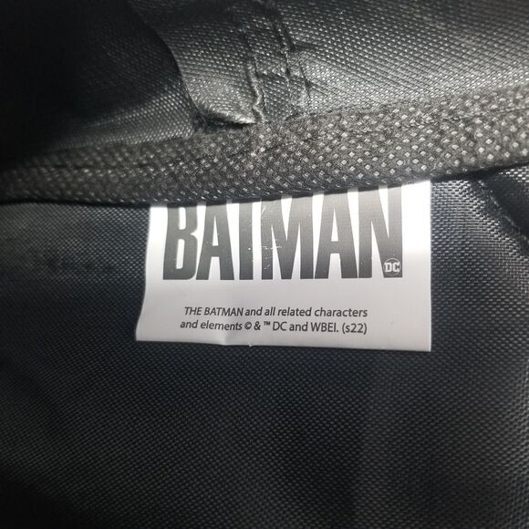 NWT. DC The Batman Backpack. Black. Red. Full size. - Picture 12 of 14